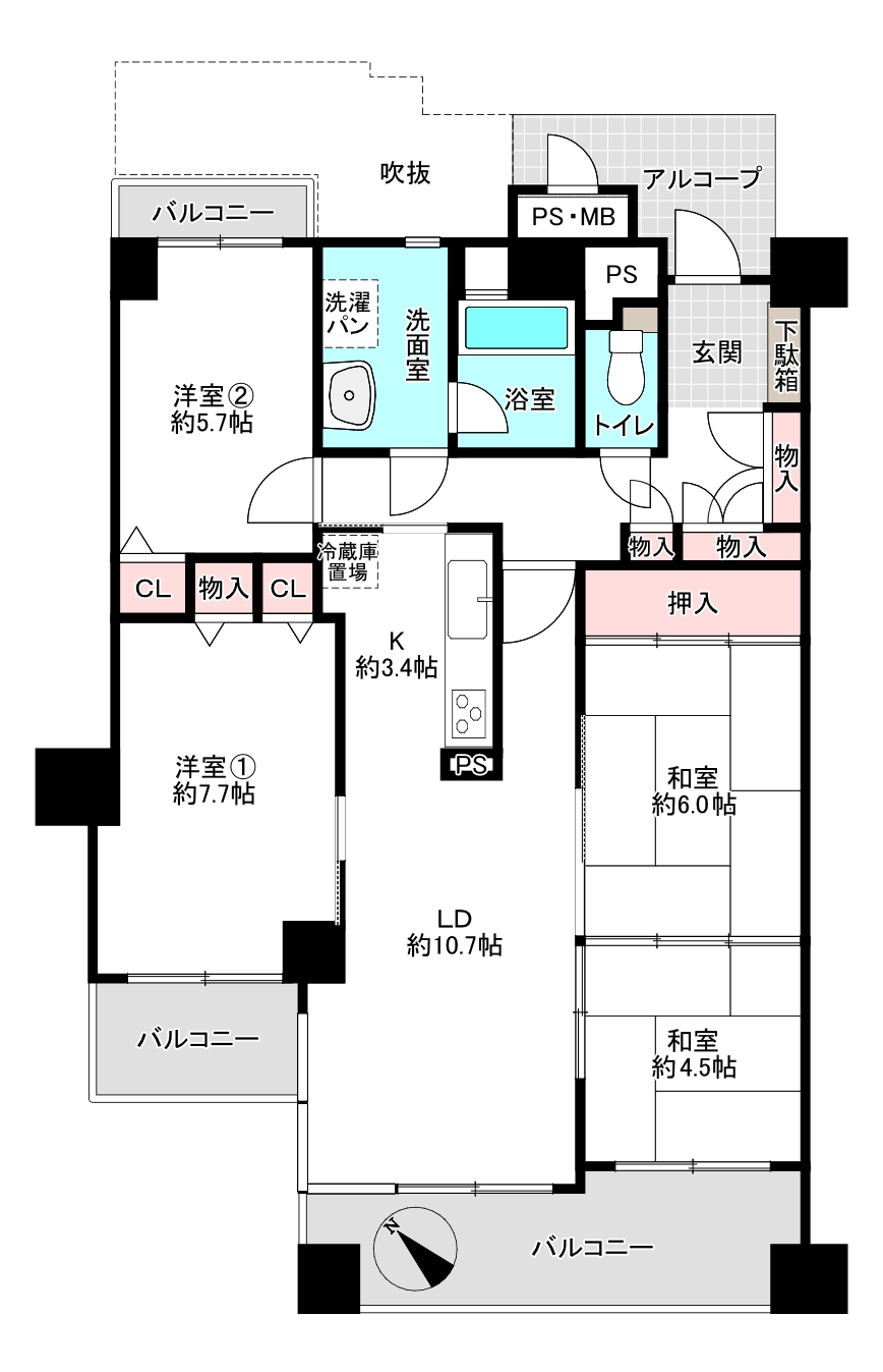 間取り変更Before
